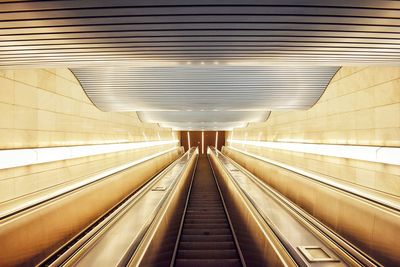 Interior of subway station