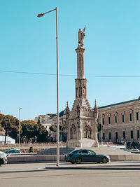 View of street against clear sky