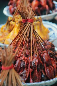 Close-up of food in market