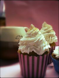 Close-up of pastry