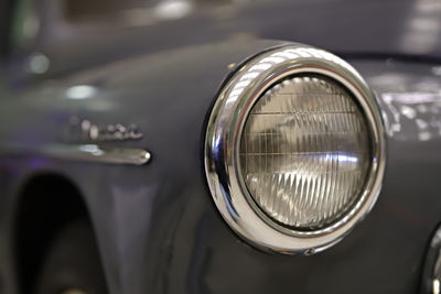 Close-up of vintage car