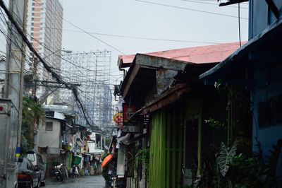 City street with buildings in background