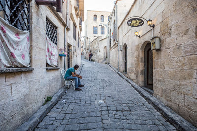 Street amidst buildings in city