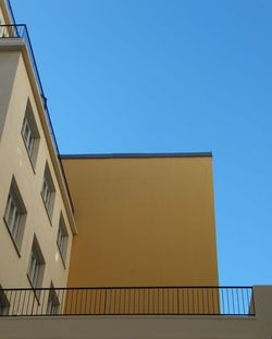 Built structure against clear blue sky