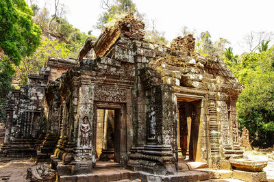 Low angle view of a temple