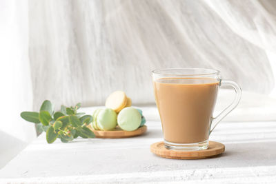 Close-up of drink on table