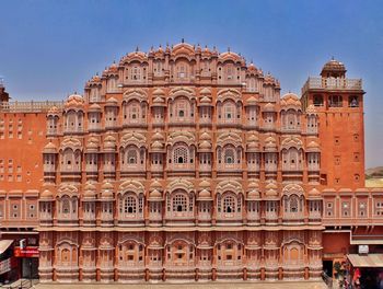 Low angle view of historical building