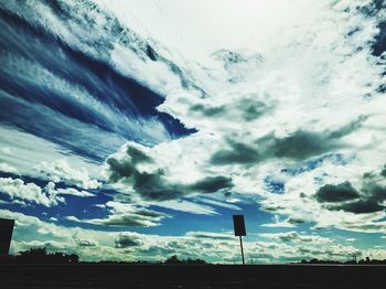 Low angle view of sky