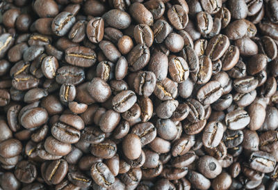 Full frame shot of coffee beans