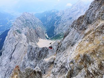 Panoramic view of zugspitze