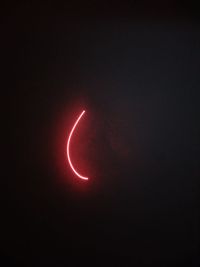 Scenic view of moon in sky at night