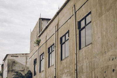 Low angle view of building against sky