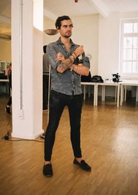 Portrait of young woman