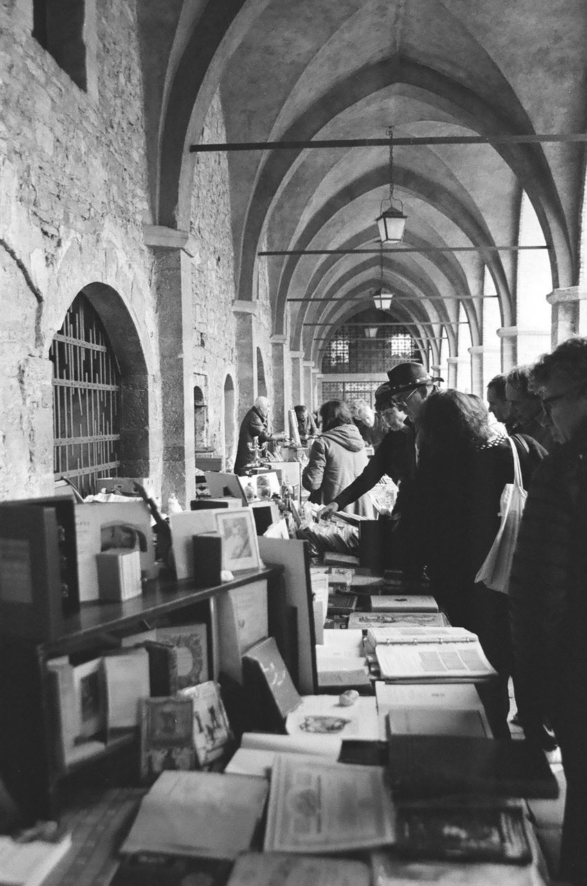 PEOPLE IN FRONT OF CATHEDRAL