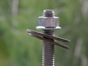 Close-up of rusty metal