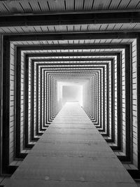 Corridor of historic building