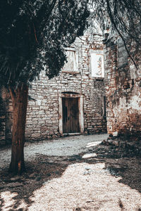 Exterior of old building