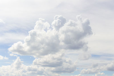 Low angle view of clouds in sky