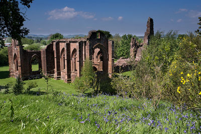 View of old ruin building