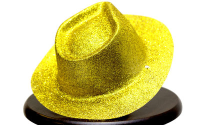 Close-up of gold colored background