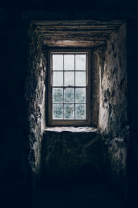 Interior of abandoned house