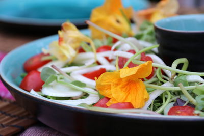 Close-up of salad in bowl