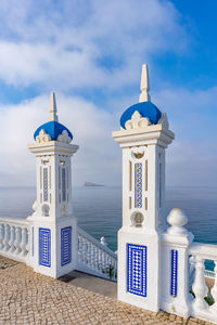 View of built structures against sky