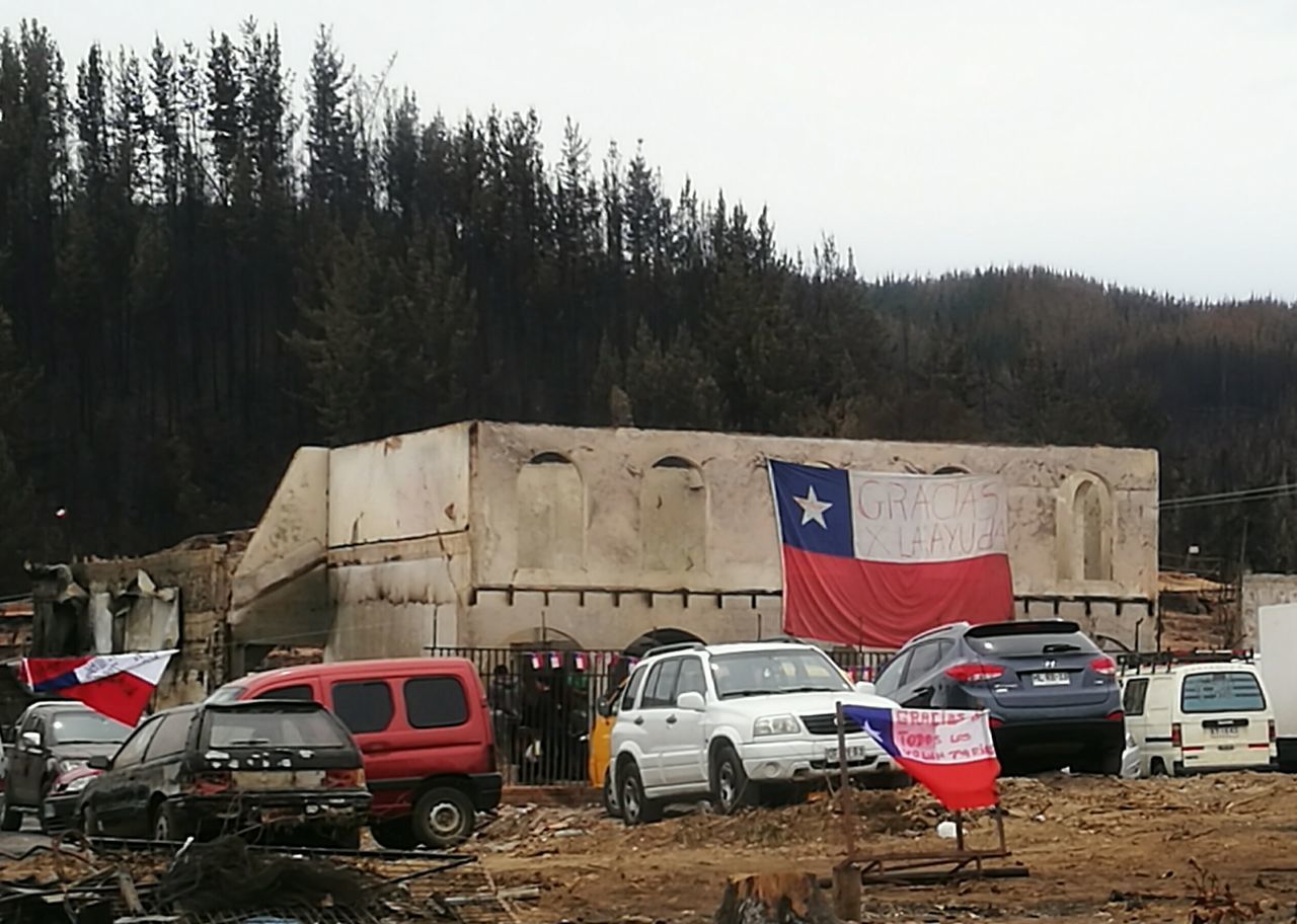 VIEW OF FLAG AGAINST SKY