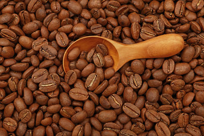 Full frame shot of coffee beans