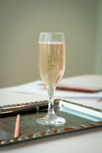 Close-up of drink on table