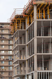 Low angle view of building against sky