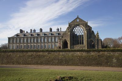 View of holyrood palace in edinburgh