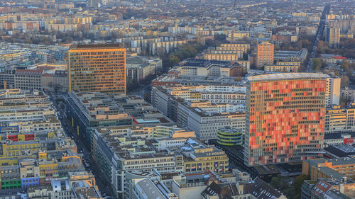 Aerial view of city