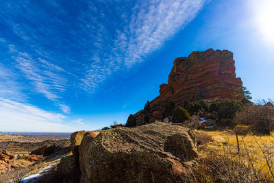 Outside red rocks ampatheater 