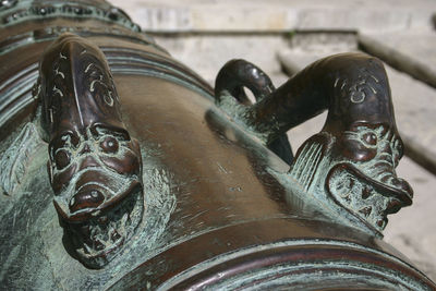 Close-up of statue