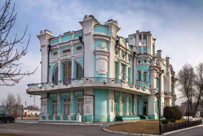 Building of wedding palace in astrakhan, russia