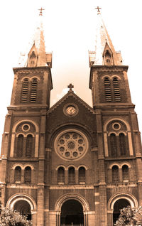 Low angle view of a church