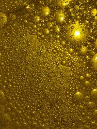 Full frame shot of wet glass