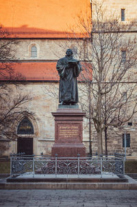 Low angle view of statue