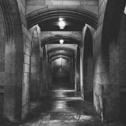 Interior of old tunnel