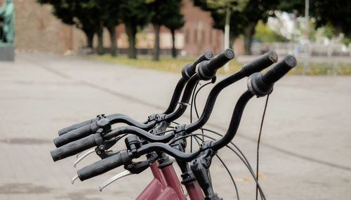 Close-up of bicycle