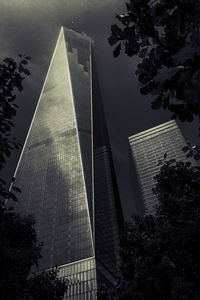 Low angle view of modern building