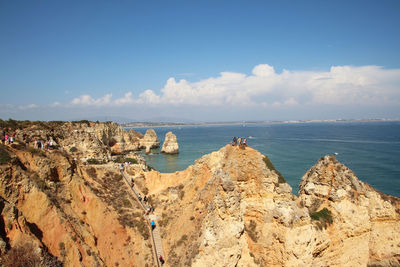 Panoramic view of sea against sky