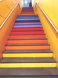 Low angle view of staircase