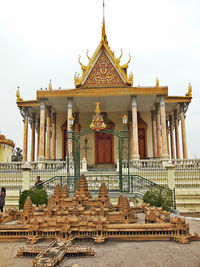 Traditional temple against sky