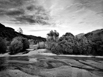 Scenic view of landscape against sky