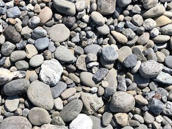 Full frame shot of pebbles