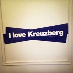 Close-up of text on wall