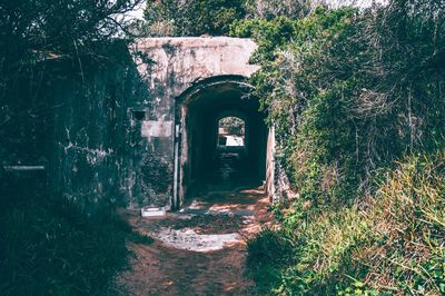 Entrance of old building