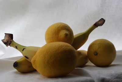 Close-up of apple on table